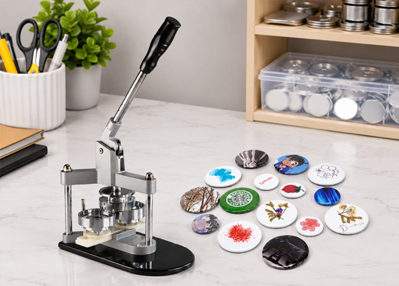 BGT-Badge Machine & Fridge Magnet Machine Metal Body Badge Machine banner Image
