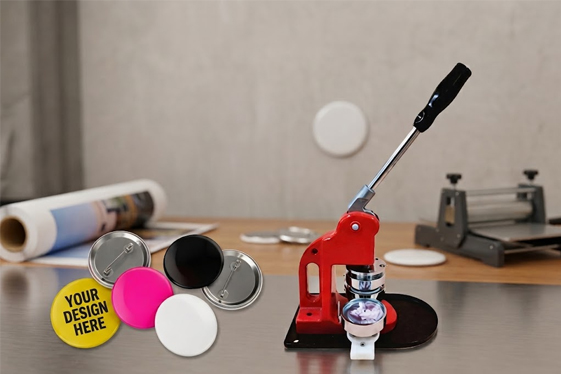 BGT-Badge Machine & Fridge Magnet Machine Plastic Body Badge Machine N